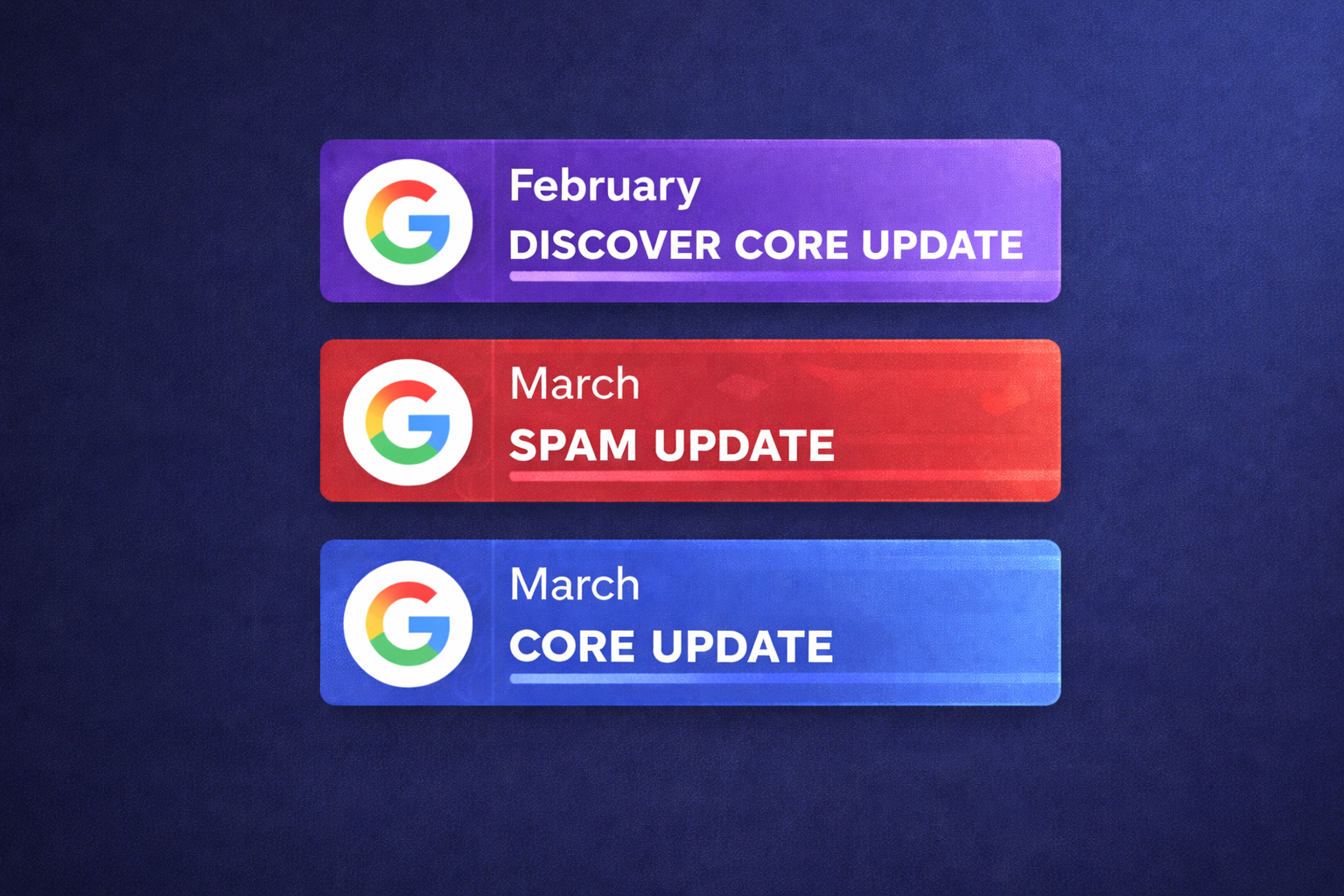 Mars blev en intensiv månad för oss som arbetar med SEO